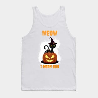 Meow I Mean Boo Tank Top